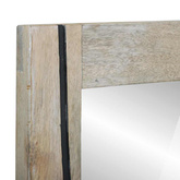Lustro łazienkowe Prostokątny Z lustrem Biały 50 x 2,5 x 70 cm