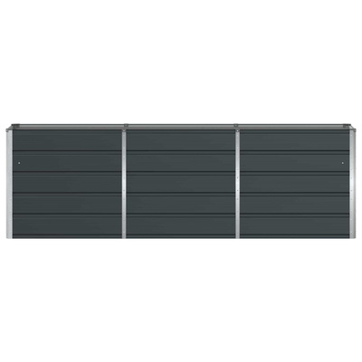 Donica Antracyt 240 x 40 x 75 cm Stal