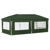 Namiot imprezowy rozkładany 575 x 289 x 245 cm zielony