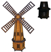 Wiatrak ogrodowy z ośwetleniem solarnym LED 235cm W102_S