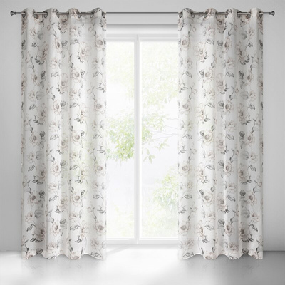 Zasłona Basala naturalna 140x250