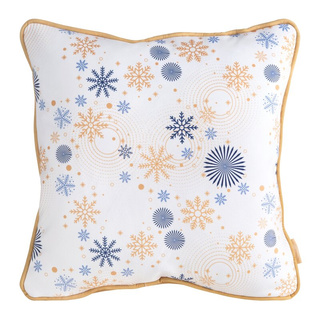 POSZEWKA ŚWIATECZNA CAROL01 45 X 45 CM BIAŁY