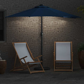 Parasolka ogrodowa 294 x 150 x 224 cm Poliester i Stal