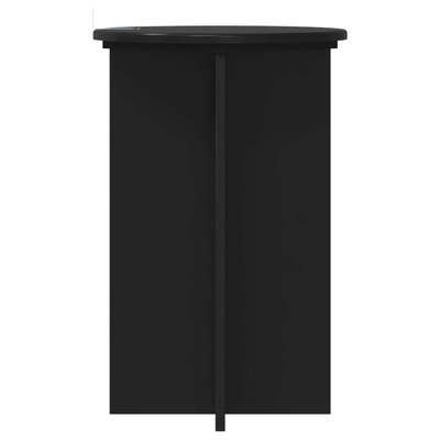 Stojak na rośliny 2 pcs Czarny ?40 x 60 cm Drewno inżynieryjne