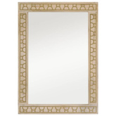 vidaXL Lustro łazienkowe, 50x70x2,5 cm, lite drewno mango i szkło model standard