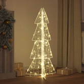 Choinka z 100 diodami LED Ciepła biel 120 cm Akryl