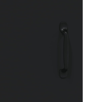 Szafka, czarna, 69,5x34x90 cm, materiał drewnopochodny