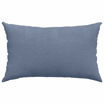 Poduszki na sofę 2 pcs Niebieski 50 x 30 cm Tkanina sztruksowa