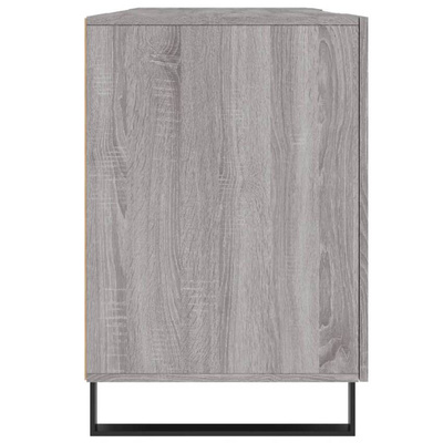vidaXL Biurko, szary dąb sonoma, 140x50x75 cm, materiał drewnopochodny wariant 7