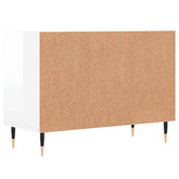 vidaXL Szafka pod TV, biała, wysoki połysk, 69,5x30x50 cm