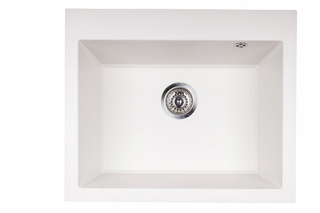 Zlewozmywak Martel 1K60 01 / biały arktyczny