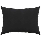 Poduszki na sofę 2 pcs Czarny 70 x 50 cm Tkanina sztruksowa
