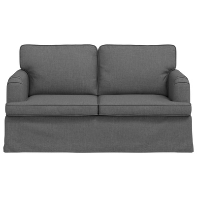 Sofa Ciemnoszary 144 x 80 x 85 cm tkanina