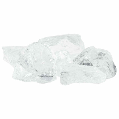 Kamienie Ogrodowe Biały 12 cm Szkło