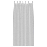 Firany Voile 2 pcs Jasnoszary 225 x 140 cm Poliester