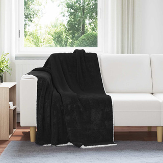 Koc Czarny 130 x 150 cm Polar