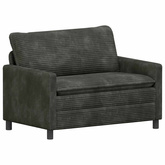 Sofa antracytowy 126 x 81 x 87,5 cm Poliester