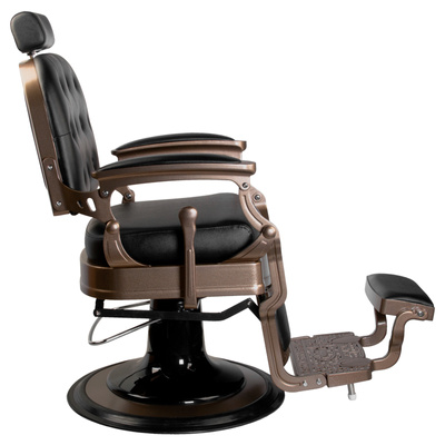 Gabbiano fotel barberski Old Ernesto czarny 125379