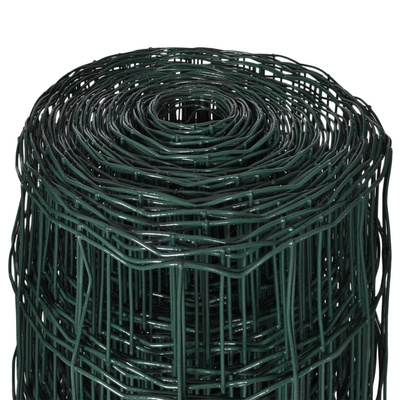 Euro ogrodzenie, stalowe, 10 x 1,0 m, zielone