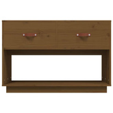 vidaXL Szafka pod TV, miodowy brąz, 90x40x60 cm, lite drewno sosnowe