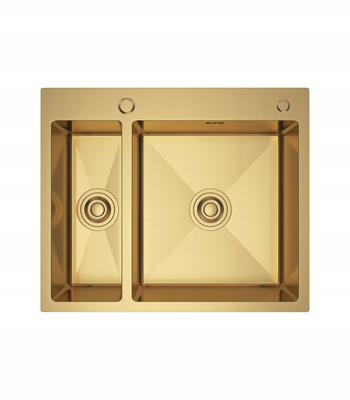 Zlewozmywak stalowy 1,5K AIDA gold