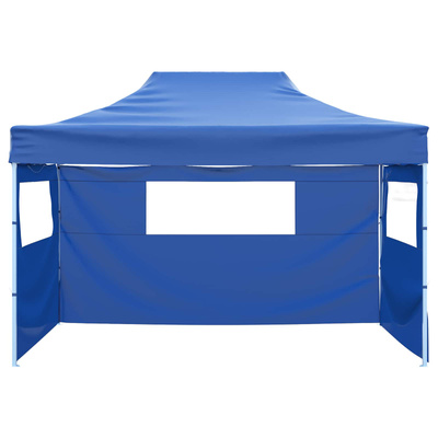 Namiot Imprezowy Niebieski 280 x 410 x 315 cm Materiał Oxford