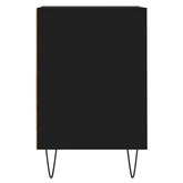 vidaXL Szafka pod TV, czarna, 100x35x55 cm, materiał drewnopochodny model standard