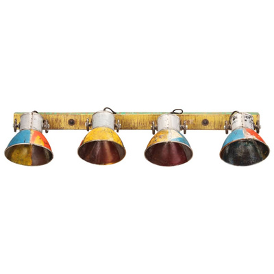 Industrialna lampa ścienna, kolorowa, 90x25 cm, E27