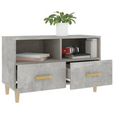 vidaXL Szafka pod TV, szarość betonu, 80x36x50 cm