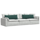Poduszki na sofę 2 pcs Ciemna zieleń 120 x 40 cm