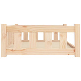 vidaXL Legowisko dla psa, 95,5x65,5x28 cm, lite drewno sosnowe