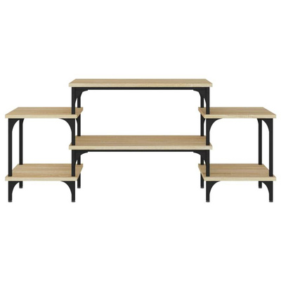 vidaXL Szafka pod TV, dąb sonoma, 117x35x52cm, materiał drewnopochodny