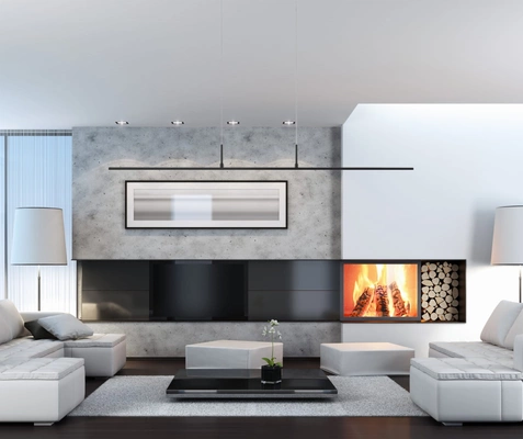 Lampa LED Prestige - czarna liniowa 2m