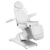 Fotel kosmetyczny elektr. Azzurro 870 3 siln. biały 109081