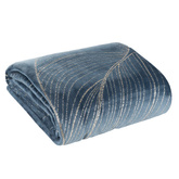 Koc Blanca granatowy 150x200