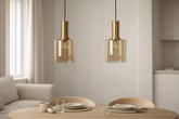 Lampa wisząca nad stół do jadalni, 2 x E27 K-5876 z serii AIGO
