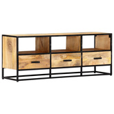 vidaXL Szafka pod TV, 120 x 30 x 45 cm, z litego drewna mango