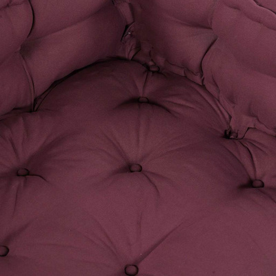 Poduszka do sofy paletowej 3 pcs Bordowy 120 x 80 x 38 cm
