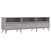 vidaXL Szafka pod TV, szary dąb sonoma, 150x30x44,5 cm wariant 6