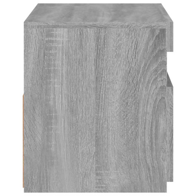 vidaXL Szafka pod TV z oświetleniem LED, szary dąb sonoma, 60x35x40 cm