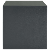 Sejf Z blokadą ciemno szary 23 x 17 x 17 cm Stal