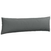 Poduszki na sofę 2 pcs Ciemnoszary 145 x 40 cm tkanina