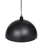 Półokrągłe lampy sufitowe, 2 szt., regulowana długość, czarne