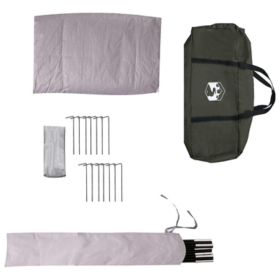 Tipi Tent Water-Resistant 3-osobowy Zielony wojskowy
