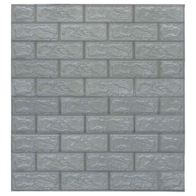 Panele 3D z imitacją cegły, samoprzylepne, 20 szt., antracytowe
