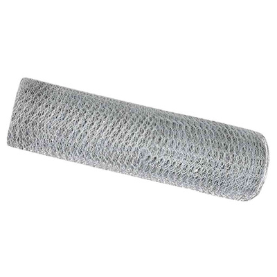Ogrodzenie heksagonalne 0,8 x 10 m Stal galwanizowana srebrny