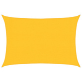 Żagiel przeciwsłoneczny, 160 g/m?, żółty, 3x5 m, HDPE