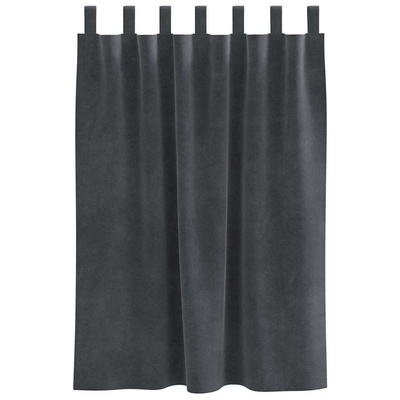 Zasłony zaciemniające 2 pcs Jasnoszary 140 x 140 cm Aksamit