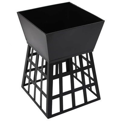 Palenisko i grill 2-w-1, 34 x 34 x 48 cm, stal