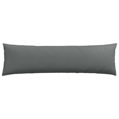 Poduszki na sofę 2 pcs Ciemnoszary 145 x 40 cm tkanina